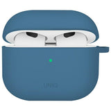 UNIQ AirPods 4 -kuori korvakiinnikkeillä Nexo Blue