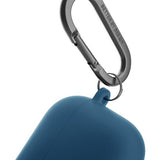 UNIQ AirPods 4 -kuori korvakiinnikkeillä Nexo Blue