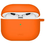 UNIQ AirPods 4 -kuoret ja korvakiinnikkeet Nexo Orange