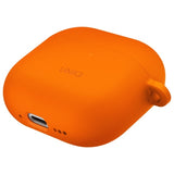 UNIQ AirPods 4 -kuoret ja korvakiinnikkeet Nexo Orange