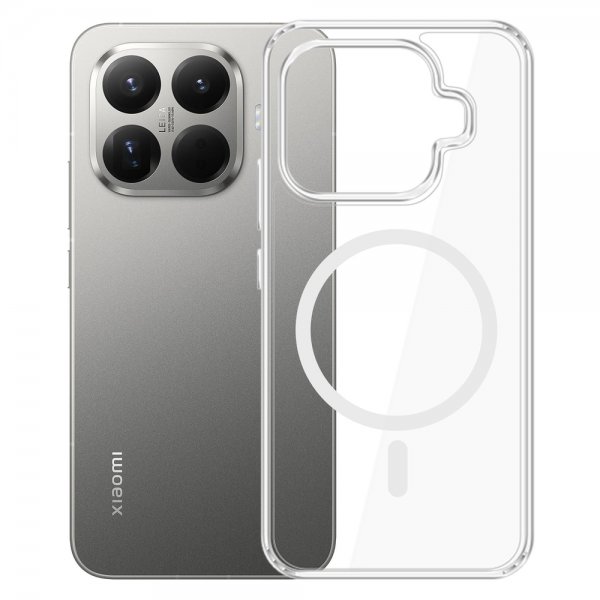 3mk Xiaomi 15T Pro Kuori Armor MagCase Läpinäkyvä