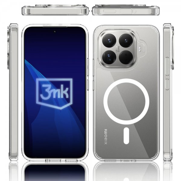 3mk Xiaomi 15T Pro Kuori Armor MagCase Läpinäkyvä