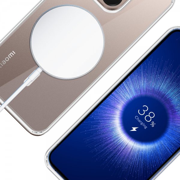 3kk Xiaomi 15T Kuori Armor MagCase Läpinäkyvä