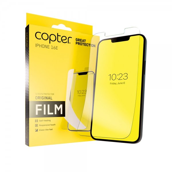 Copter iPhone 16/17 Näytönsuoja Alkuperäinen Kalvo