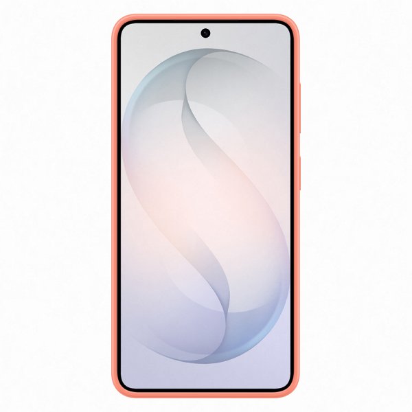 Samsung Alkuperäinen Galaxy S26 Silikonisuojakuori Magneettikotelo Coral Red