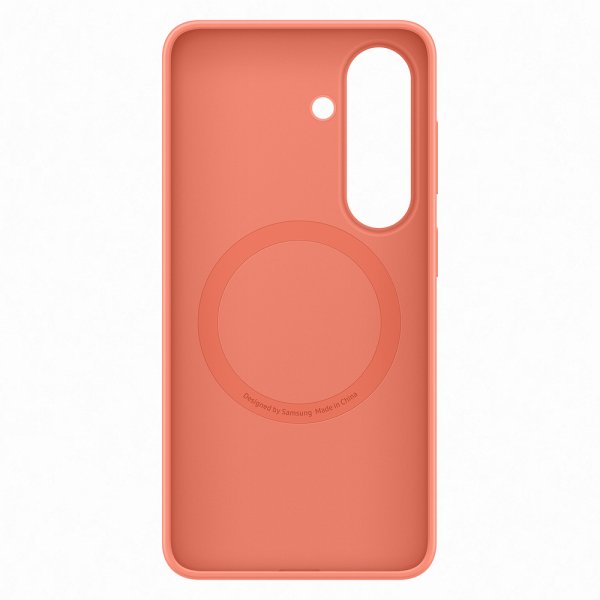 Samsung Alkuperäinen Galaxy S26 Silikonisuojakuori Magneettikotelo Coral Red