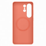 Samsung Original Galaxy S26 Ultra -silikonisuojakuori Magneettikotelo Korallinpunainen
