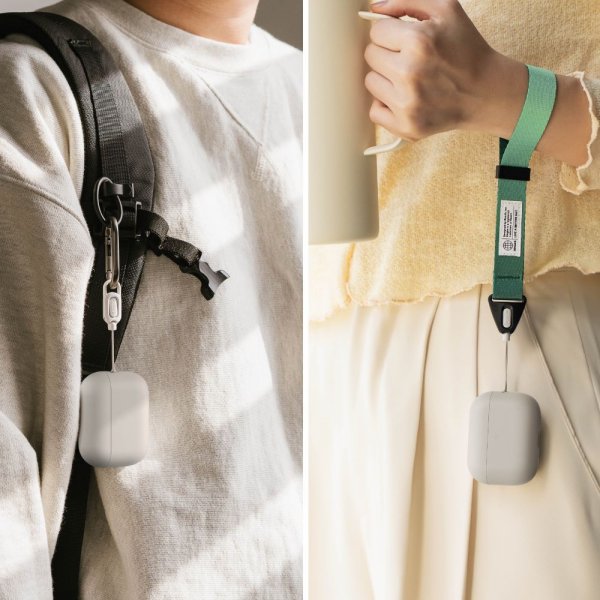 Ringke AirPods Pro 3 -kuori, silikonia, Stone