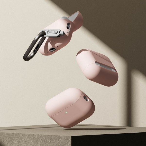 Ringke AirPods Pro 3 Silikonikuori Pink Sand