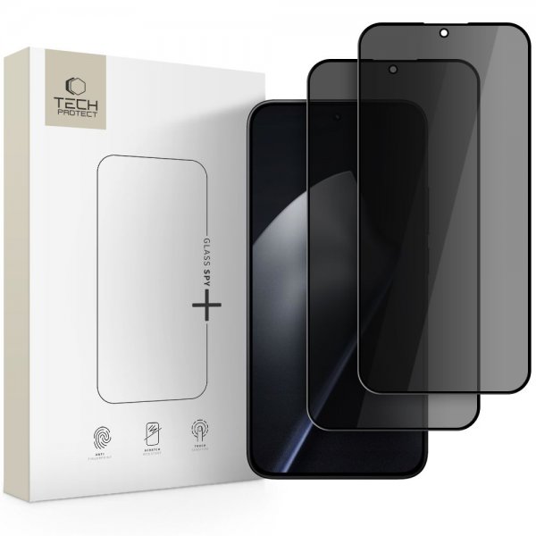 Tech-Protect Xiaomi 15T/15T Pro Näytönsuoja Lasi Spy+ 2-pakkaus