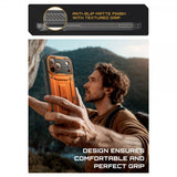 Supcase iPhone 17 Pro Max -suojakuori UB Pro, oranssi