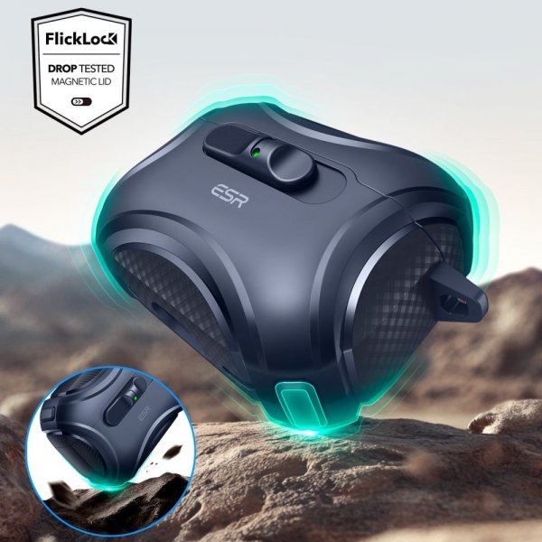 ESR AirPods Pro 3 -kuoret Cyber FlickLock MagSafe, sininen