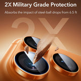 ESR iPhone 14/15/16/17 Pro & Pro Max kameran suojalasi Armorite Orange