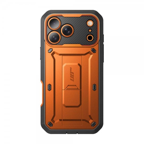 Supcase iPhone 17 Pro -suojakuori UB Pro, oranssi
