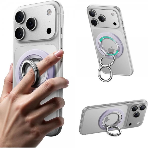 ESR MagSafe-puhelinrengas HaloLock Phone Holder, violetti