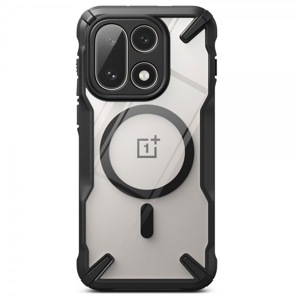 Ringke OnePlus 15 Kuori Fusion X Magnetic Clear Black