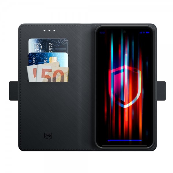 3mk Samsung Galaxy A57 Lompakkokotelo Musta