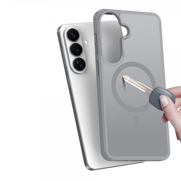 Dux Ducis Samsung Galaxy S26 -kuori Yind Series MagSafe harmaa