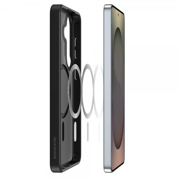 Dux Ducis Samsung Galaxy S26 Plus -suojakuori, Yind Series MagSafe, musta
