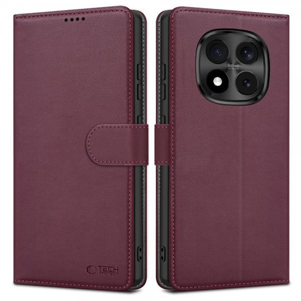 Tech-Protect Xiaomi Redmi Note 15 Pro 5G lompakkokotelo, punainen