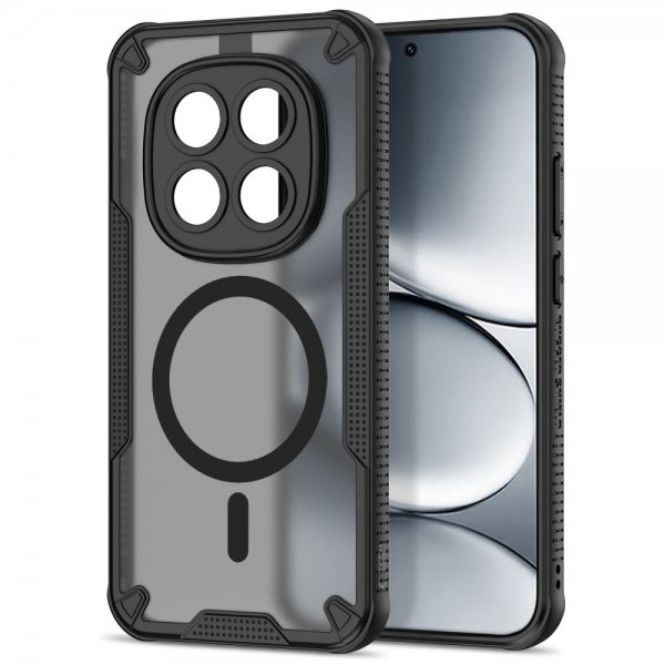 Tech-Protect Xiaomi Redmi Note 15 Pro 5G -suojakuori Rugged Shield MagSafe Musta