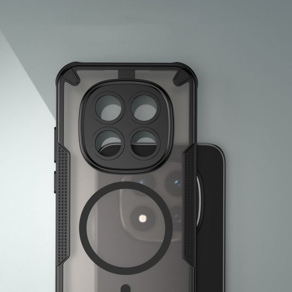 Tech-Protect Xiaomi Redmi Note 15 Pro 5G -suojakuori Rugged Shield MagSafe Musta