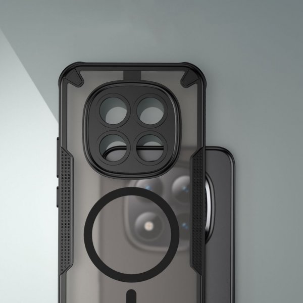 Tech-Protect Xiaomi Redmi Note 15 Pro Plus 5G -suojakuori Rugged Shield MagSafe Musta