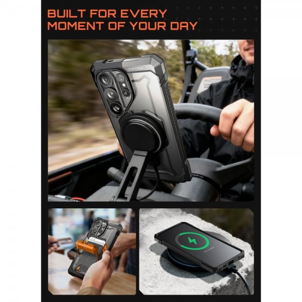 Supcase Samsung Galaxy S26 Ultra Kuori UB Grip MagSafe Musta