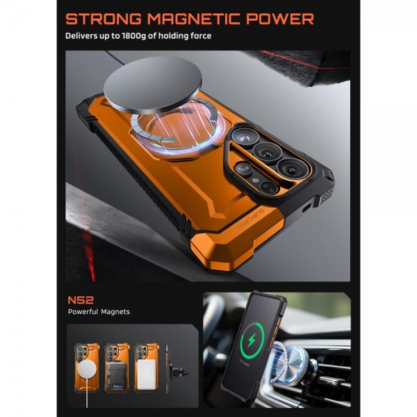 Supcase Samsung Galaxy S26 Ultra Kuori UB Grip MagSafe Oranssi
