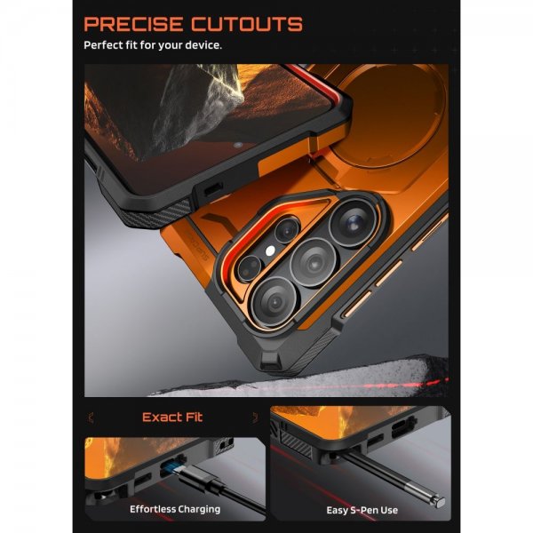 Supcase Samsung Galaxy S26 Ultra Kuori UB Grip MagSafe Oranssi