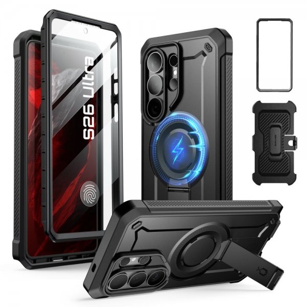 Supcase Samsung Galaxy S26 Ultra -suojakuori UB Pro MagSafe musta