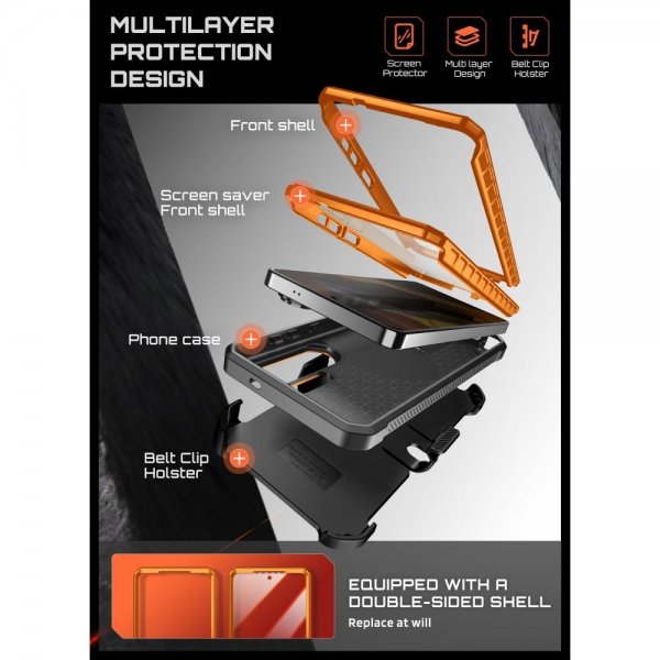 Supcase Samsung Galaxy S26 Ultra Kuori UB Pro MagSafe Oranssi