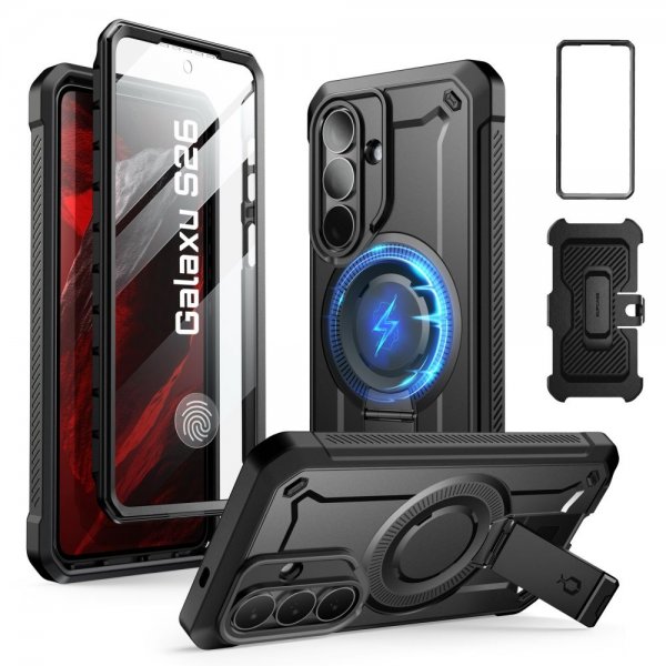 Supcase Samsung Galaxy S26 Plus Kotelo UB Pro MagSafe Musta