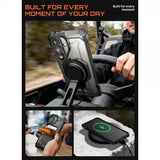 Supcase Samsung Galaxy S26 -suojakuori UB Grip MagSafe Musta