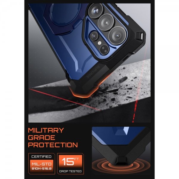 Supcase Samsung Galaxy S26 -suojakuori UB Grip MagSafe Sininen