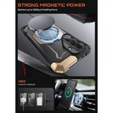Supcase Samsung Galaxy S26 -suojakuori UB Grip MagSafe musta kulta