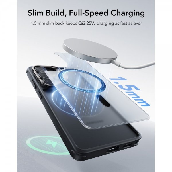 ESR Samsung Galaxy S26 Ultra -suojakuori Classic Hybrid Kickstand MagSafe, musta