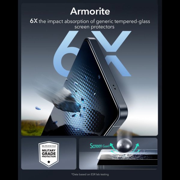 ESR Samsung Galaxy S26 Ultra -näytönsuoja UltraFit Armorite 2-pakkaus