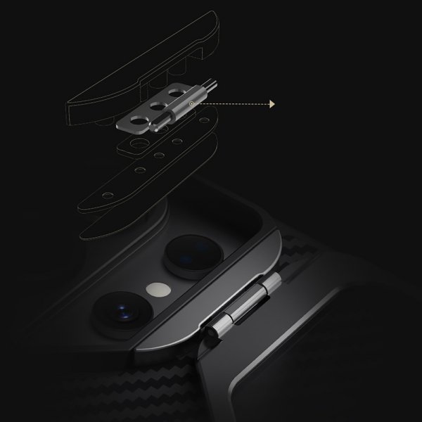 Nillkin Samsung Galaxy S26 Ultra -kuori Carboprop MagSafe Musta