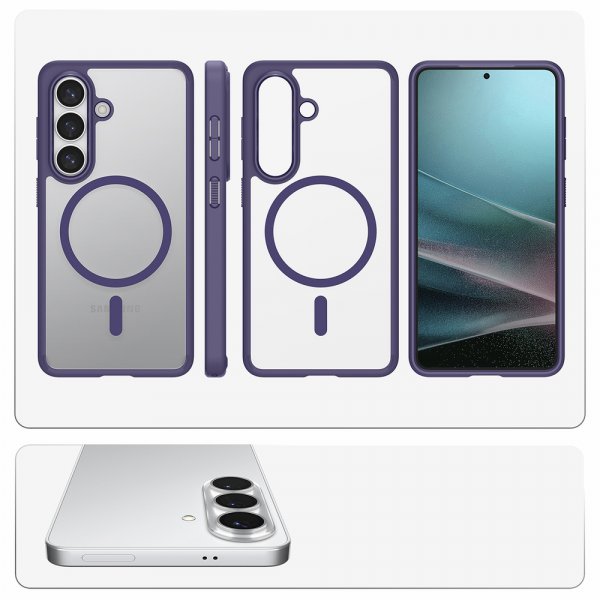 Spigen Samsung Galaxy S26 -suojakuori Ultra Hybrid MagFit Deep Purple