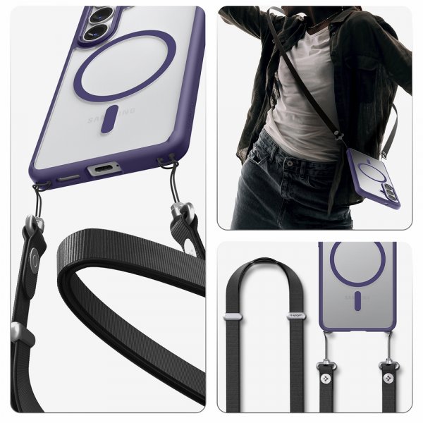 Spigen Samsung Galaxy S26 -suojakuori Ultra Hybrid MagFit Deep Purple