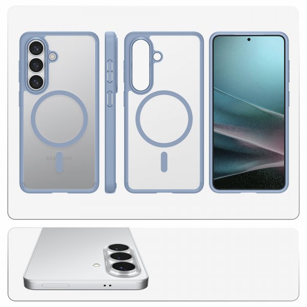 Spigen Samsung Galaxy S26 Kuori Ultra Hybrid MagFit Vaaleansininen