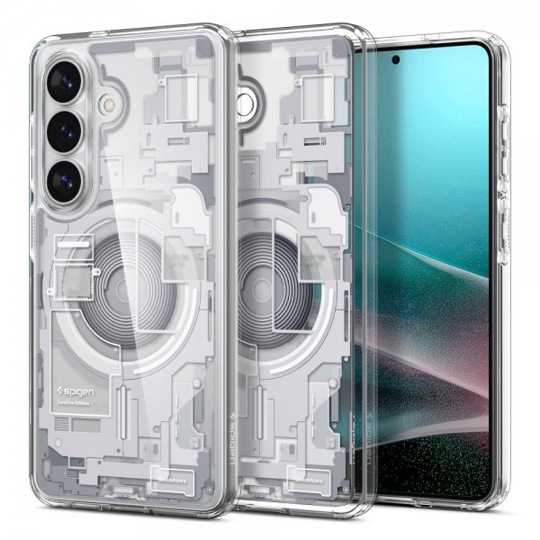 Spigen Samsung Galaxy S26 -suojakuori Ultra Hybrid MagFit Zero One valkoinen