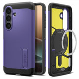 Spigen Samsung Galaxy S26 Plus -kuori, Tough Armor MagFit, Ash Violet