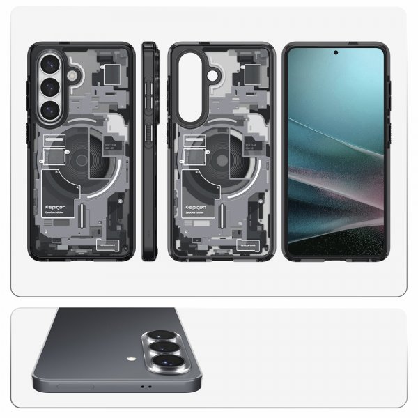 Spigen Samsung Galaxy S26 Plus -kuori Ultra Hybrid MagFit Zero One, musta