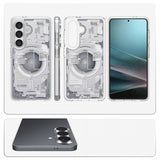 Spigen Samsung Galaxy S26 Plus -kuori, Ultra Hybrid MagFit Zero One, valkoinen