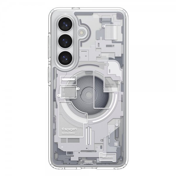 Spigen Samsung Galaxy S26 Plus -kuori, Ultra Hybrid MagFit Zero One, valkoinen