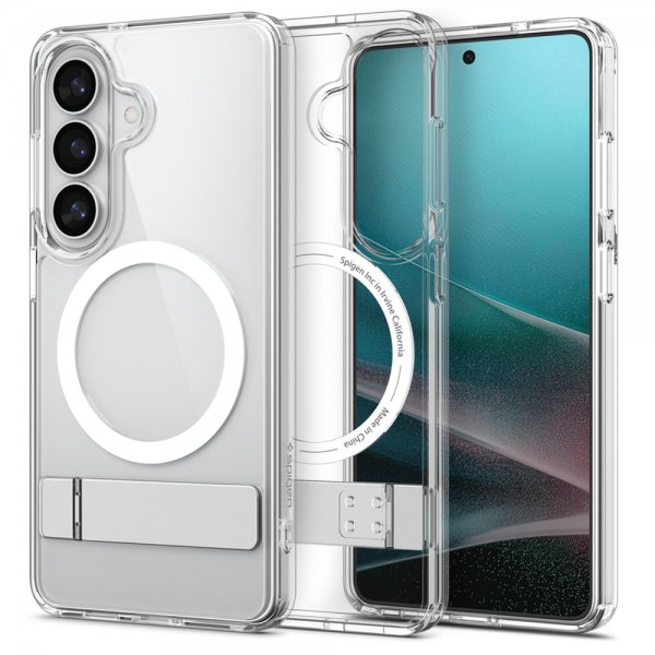 Spigen Samsung Galaxy S26 Plus -suojakuori Ultra Hybrid S MagFit Clear White