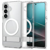 Spigen Samsung Galaxy S26 Plus -suojakuori Ultra Hybrid S MagFit Clear White