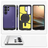 Spigen Samsung Galaxy S26 Ultra Kuori Tough Armor MagFit Ash Violet
